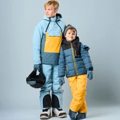 Snowsuits>Color Kids Solid Ski Pants 4-10 Blue