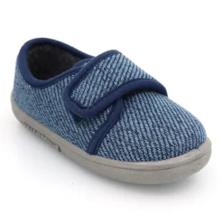 Slippers>Lil Paolo Solid Slippers 24-34 Navy