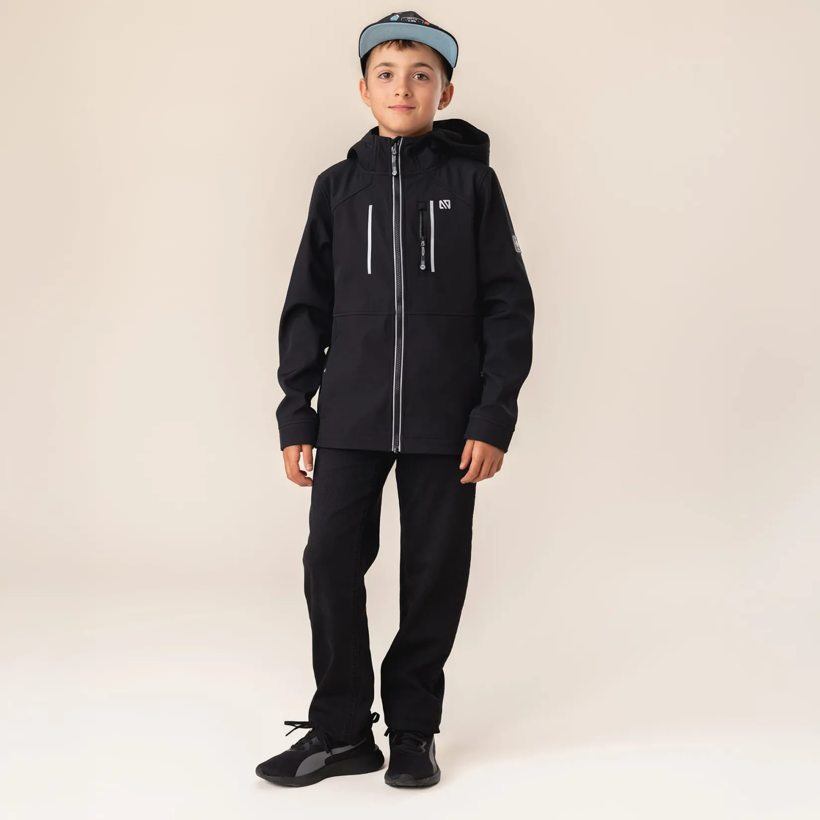 Sale Solid Softshell 4-14 Kids/BOY Outerwear|Coats & Jackets