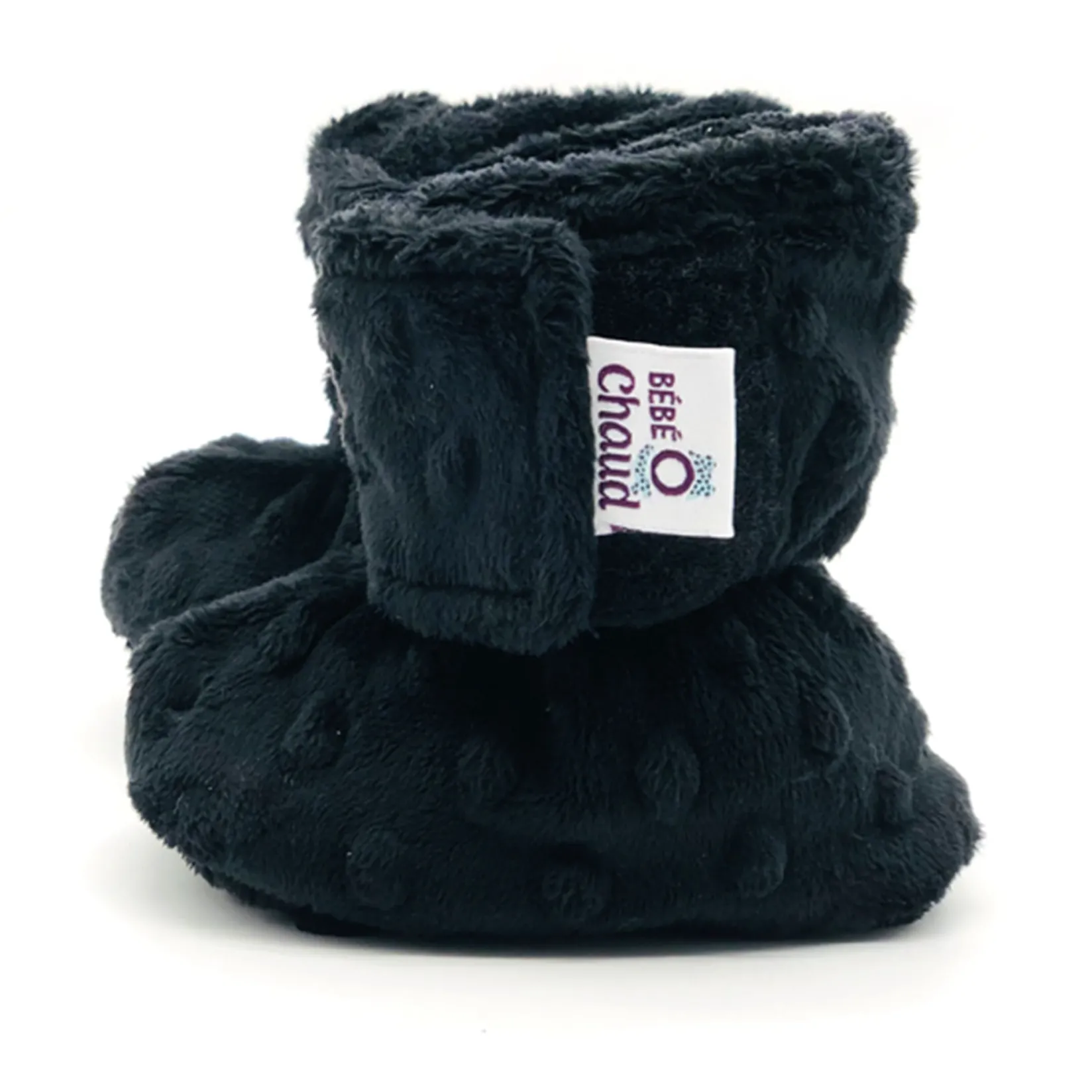 Slippers>Bebe O Chaud Solid Velux Slippers 0-6m