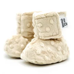 Slippers>Bebe O Chaud Solid Velux Slippers 6-24m
