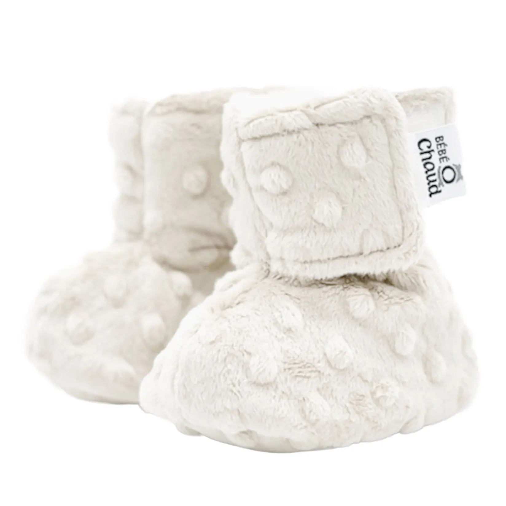 Slippers>Bebe O Chaud Solid Velux Slippers 6-24m