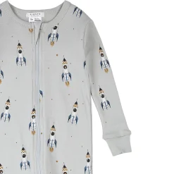 Pajamas|Pyjamas>Firsts par Petit Lem Space Rockets Pajamas 12-24m Grey
