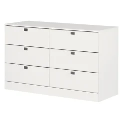 Storage Furniture>South Shore Spark 6 Drawer Chest - White