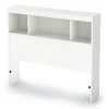 Twin, Full & Queen Beds>South Shore Spark Twin Bookcase Headboard - Pure White