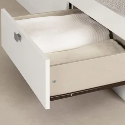 Spark Twin Mates Bed with Drawers - Pure White Twin, Full & Queen Beds