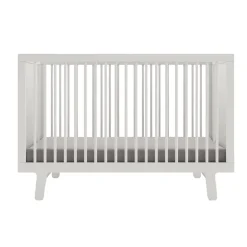 Cribs & Mattresses|Cribs & Mattresses>Oeuf Sparrow Crib - White
