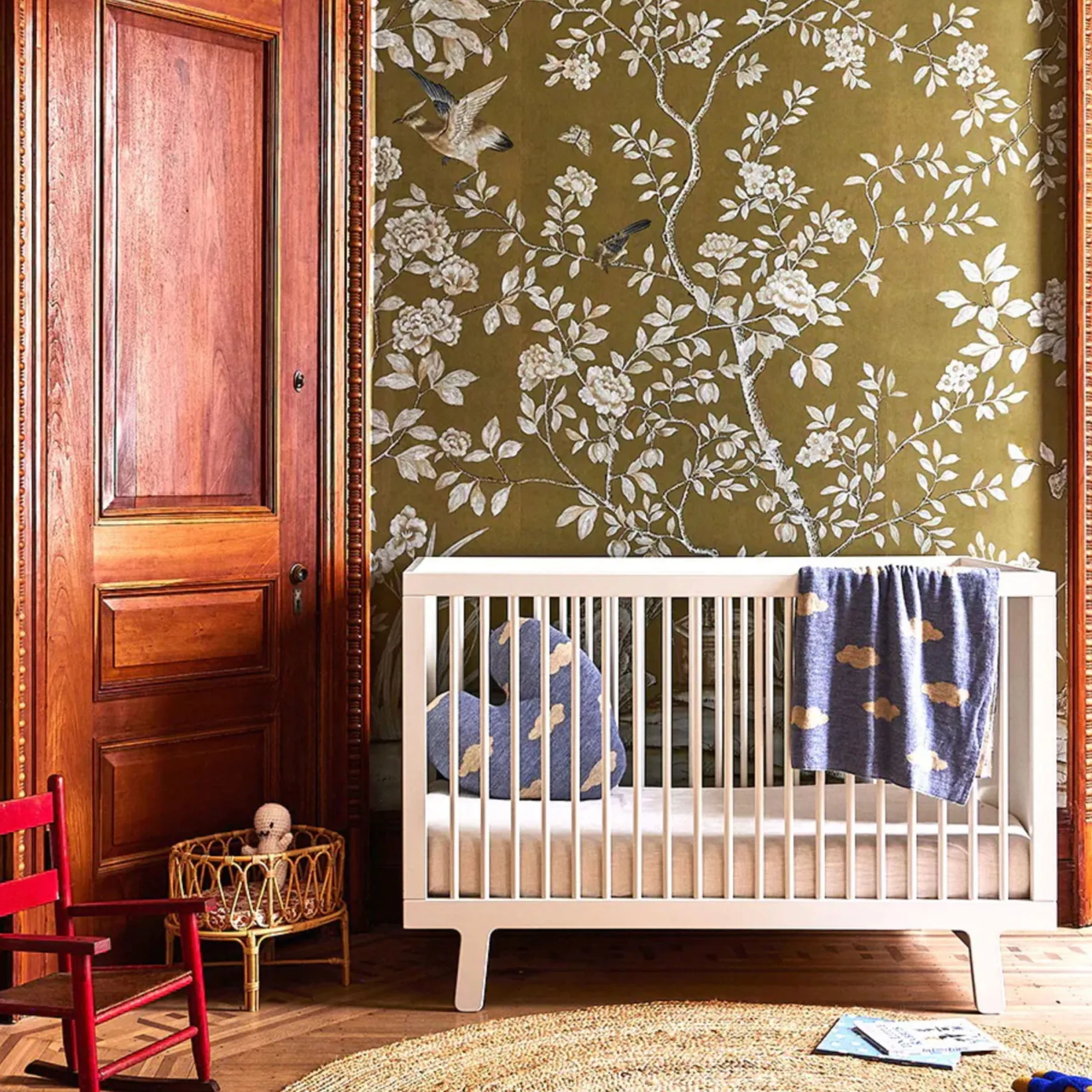 Cribs & Mattresses|Cribs & Mattresses>Oeuf Sparrow Crib - White