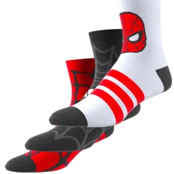 Socks|Underwear & Socks>Adidas Spiderman 3-Pack Socks Sizes 5-10 White