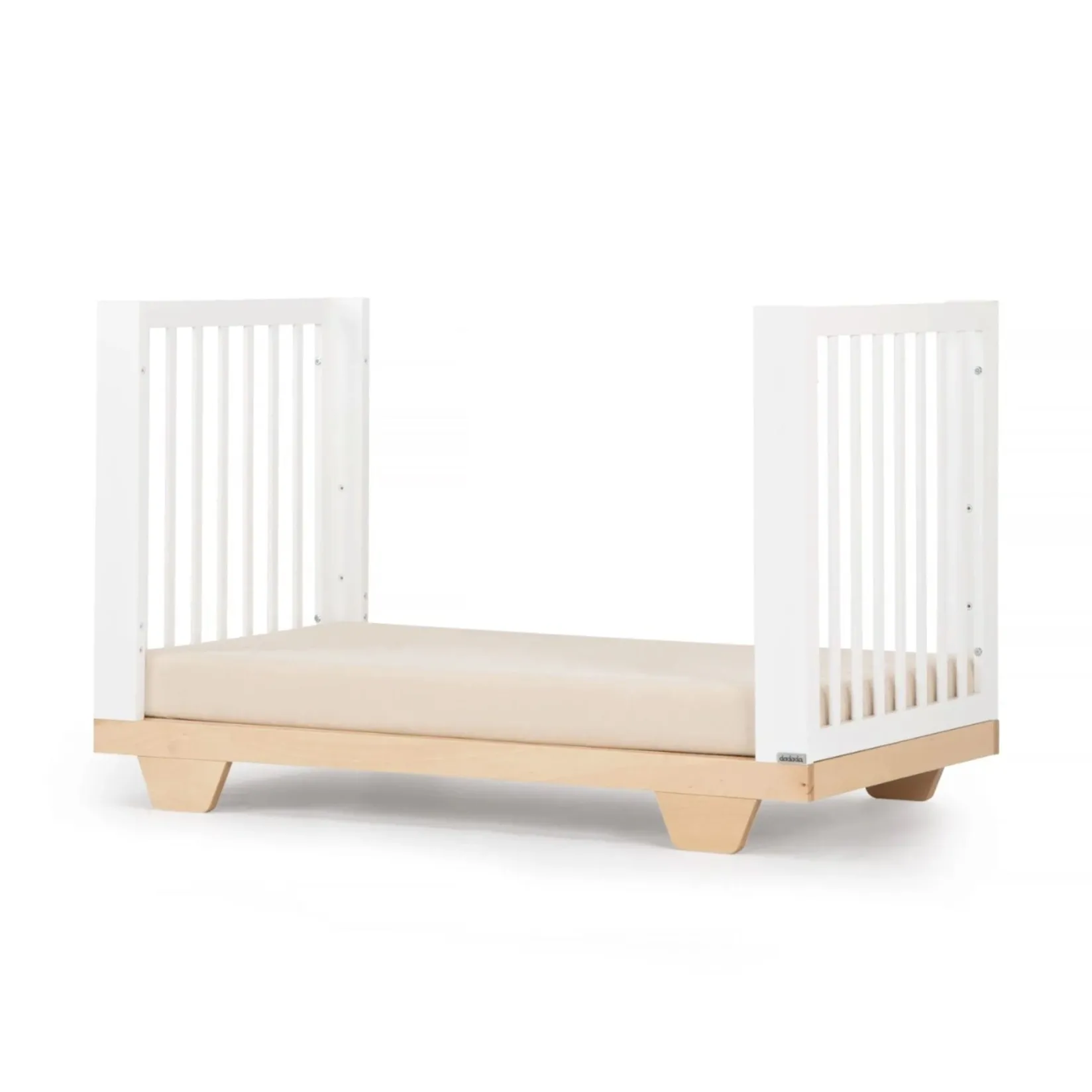 Hot Spirit 8-In-1 Convertible Crib - White/Natural Cribs & Mattresses|Cribs & Mattresses