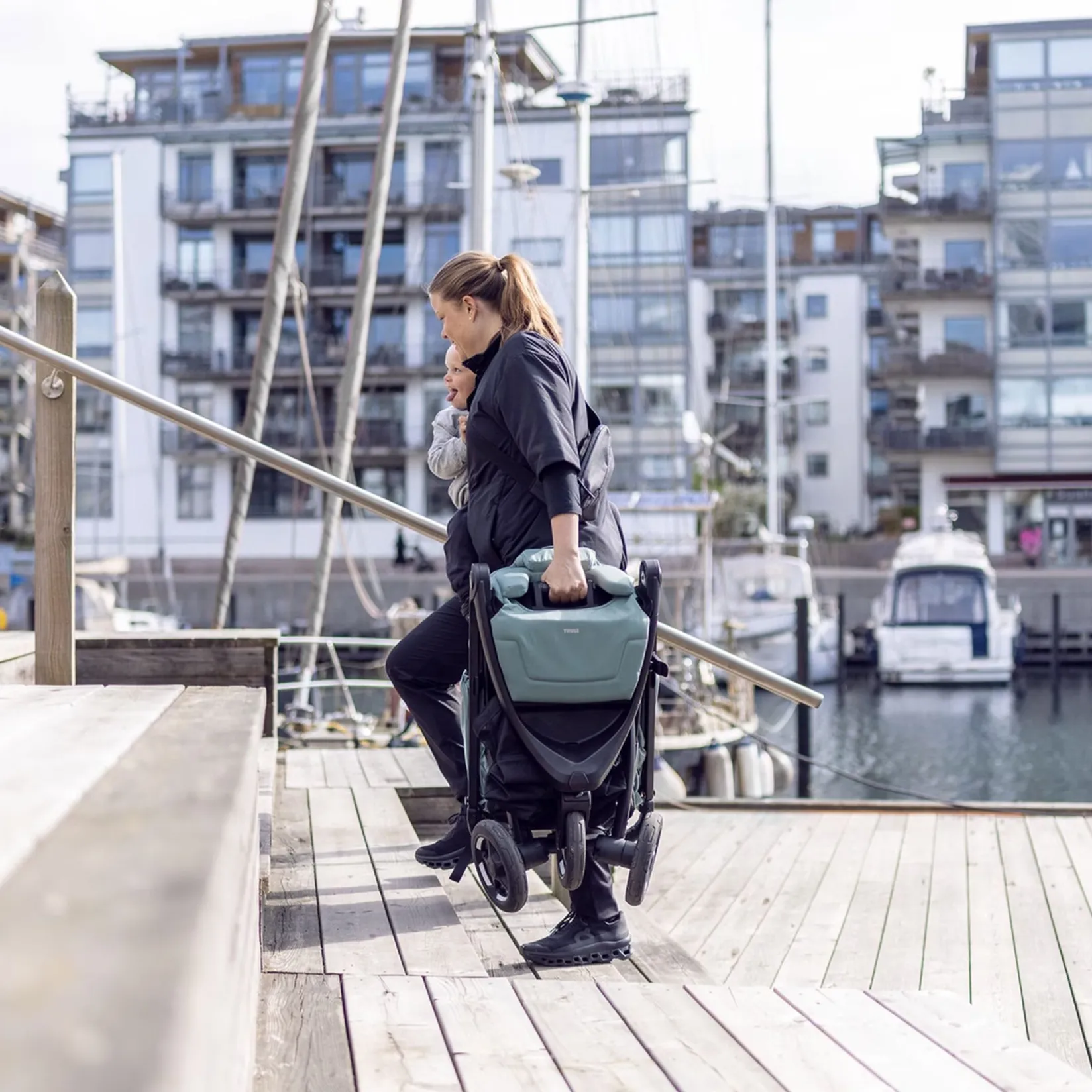 Outlet Spring2 Stroller - Mid Blue Kids Strollers|Strollers & Trailers