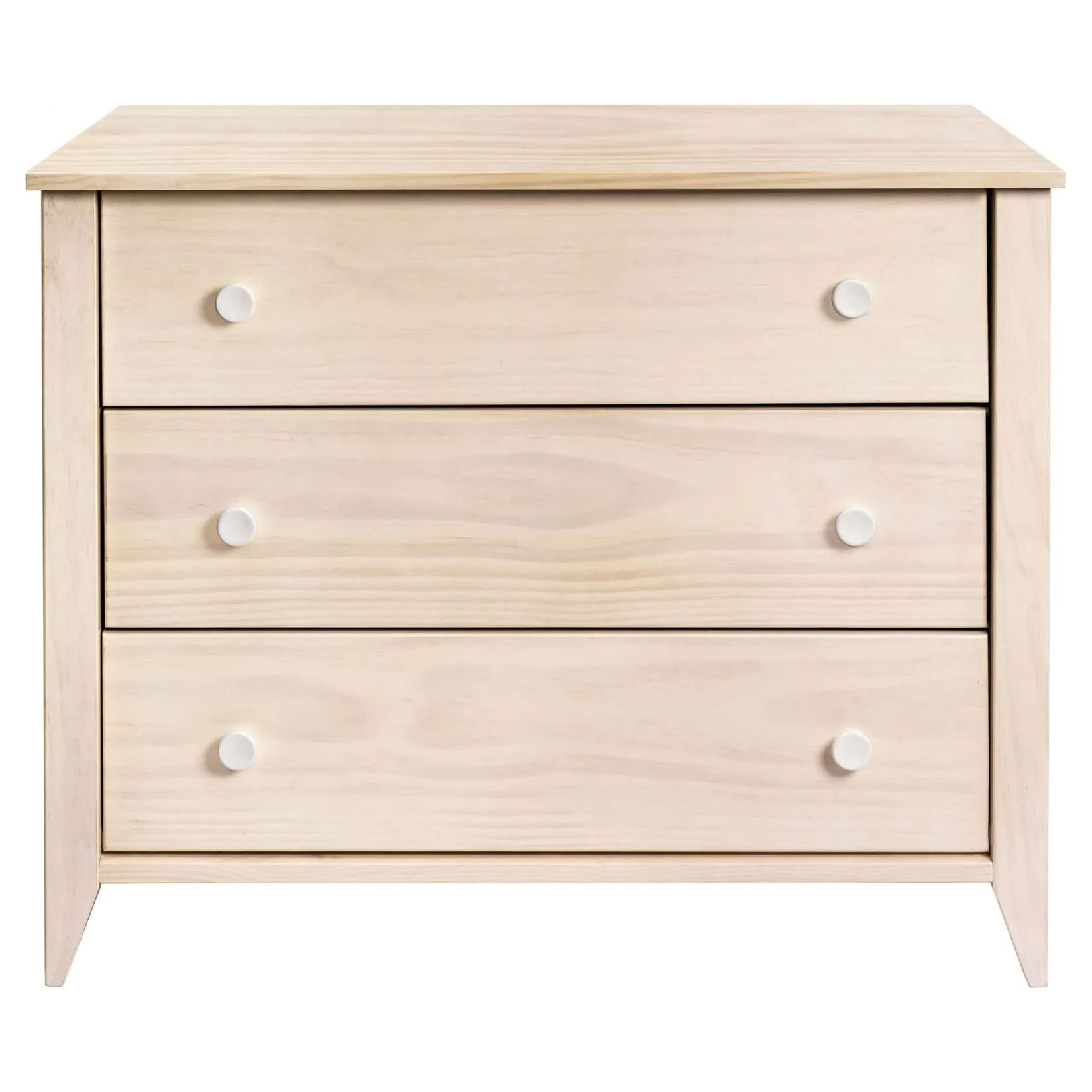 Changing Tables>Babyletto Sprout 3-Drawer Changer Dresser - Washed Natural / White