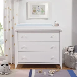 Discount Sprout 3-Drawer Changer Dresser - White Changing Tables