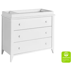 Discount Sprout 3-Drawer Changer Dresser - White Changing Tables