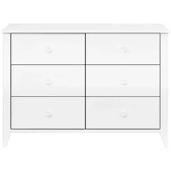 Storage Furniture>Babyletto Sprout 6-Drawer Double Dresser - White