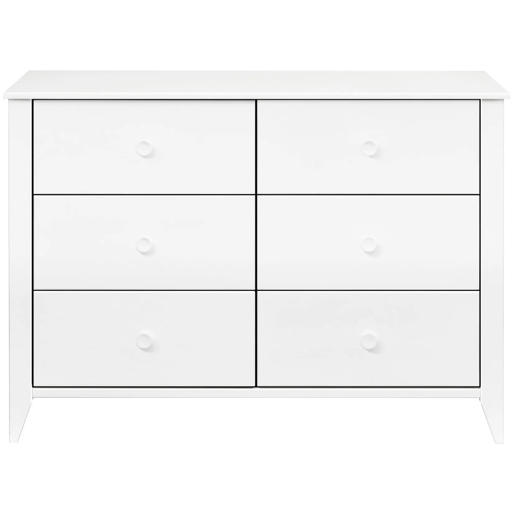 Storage Furniture>Babyletto Sprout 6-Drawer Double Dresser - White