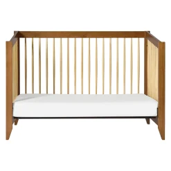 New Sprout 4-in-1 Convertible Crib withToddler Bed Conversion Kit - Chestnut / Natural Cribs & Mattresses|Cribs & Mattresses