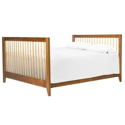 New Sprout 4-in-1 Convertible Crib withToddler Bed Conversion Kit - Chestnut / Natural Cribs & Mattresses|Cribs & Mattresses