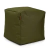 Kid'S Tables & Chairs>Arico Square Ottoman and Footrest - Olive Green