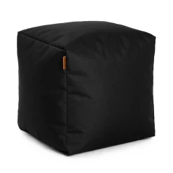 Outlet Square Ottoman and Footrest - Onyx Black Kid'S Tables & Chairs