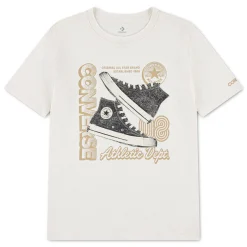 Tops>Converse Stacked Sneakers T-shirt 8-16y Ivory