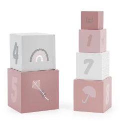 Online Stacking Blocks Numbers - Pink Developmental Toys