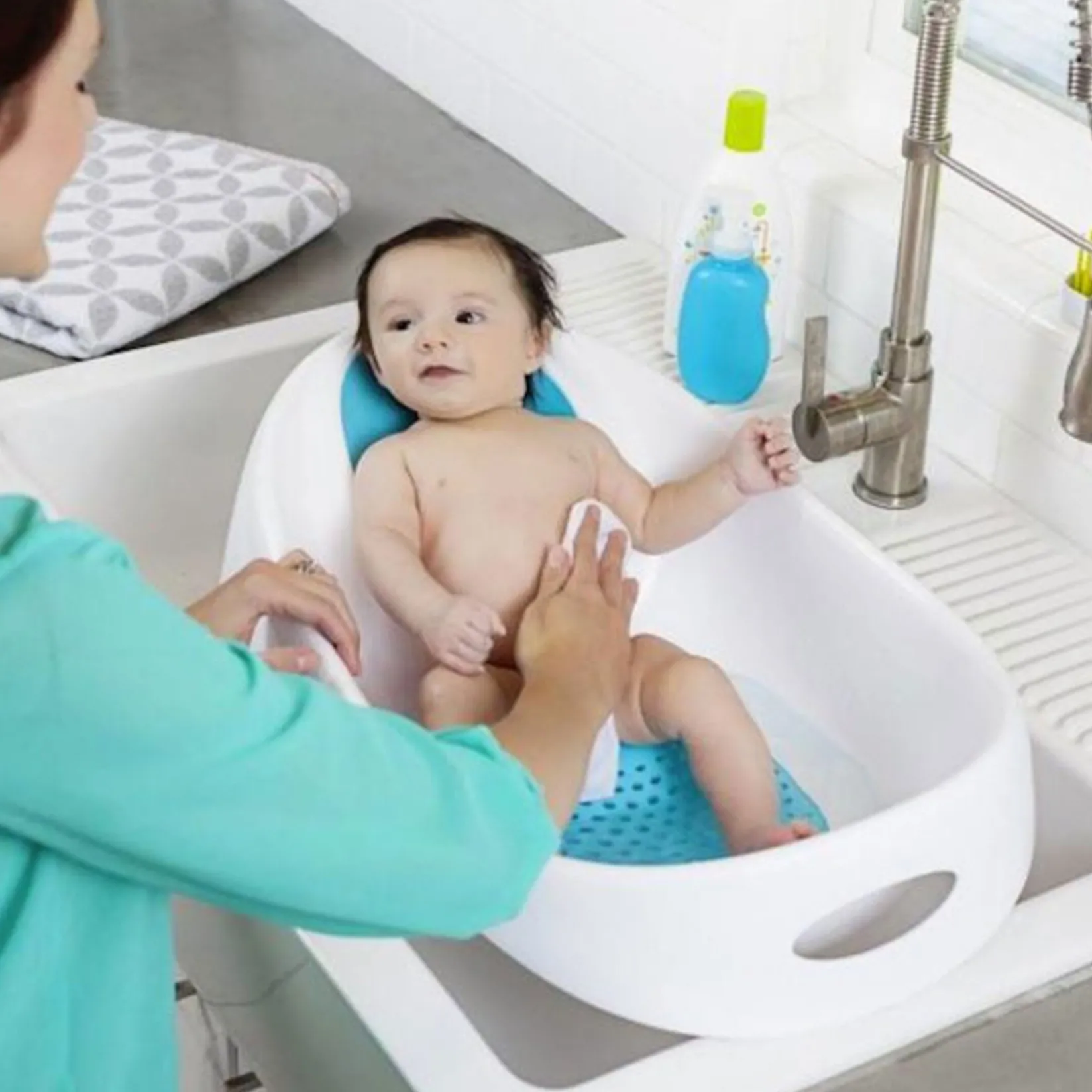 3-Stages Bathtub Soak - Grey Baby Baths & Seats|Bath Accessories