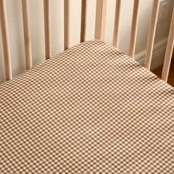 Sheets|Bedding>Minika Standard Crib Sheet Brown