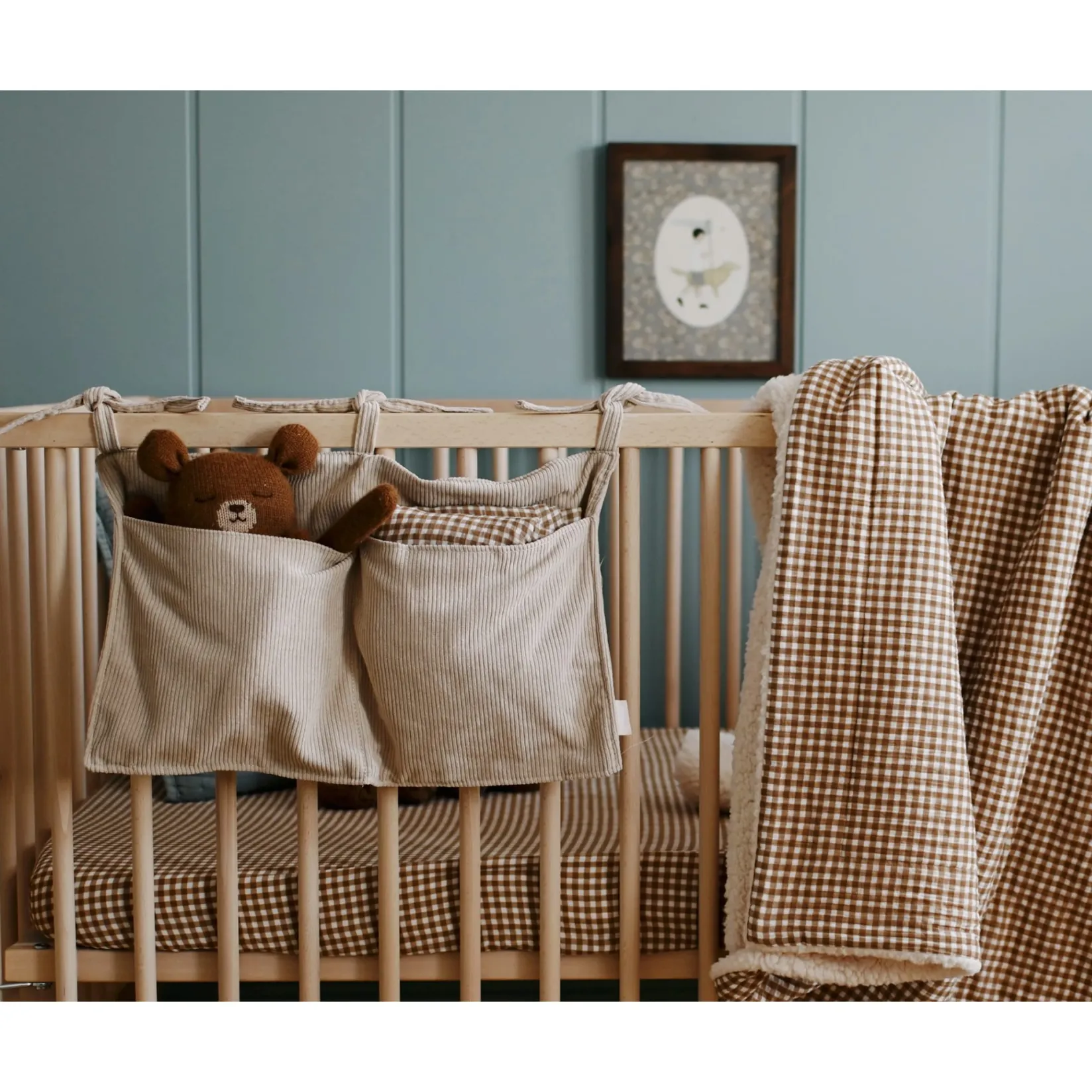 Sheets|Bedding>Minika Standard Crib Sheet Brown