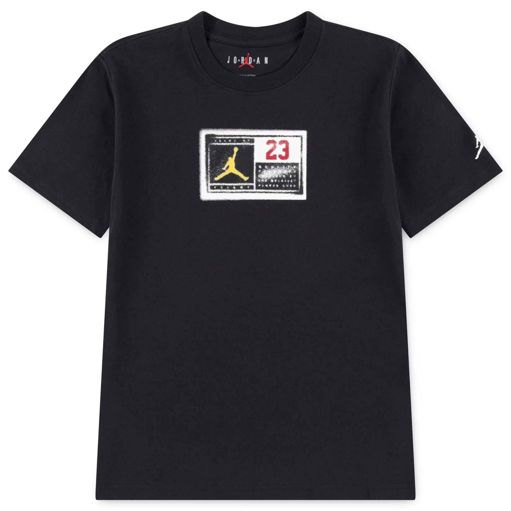 Sportswear|Tops>Jordan Stencil Tag T-shirt 8-18y Black