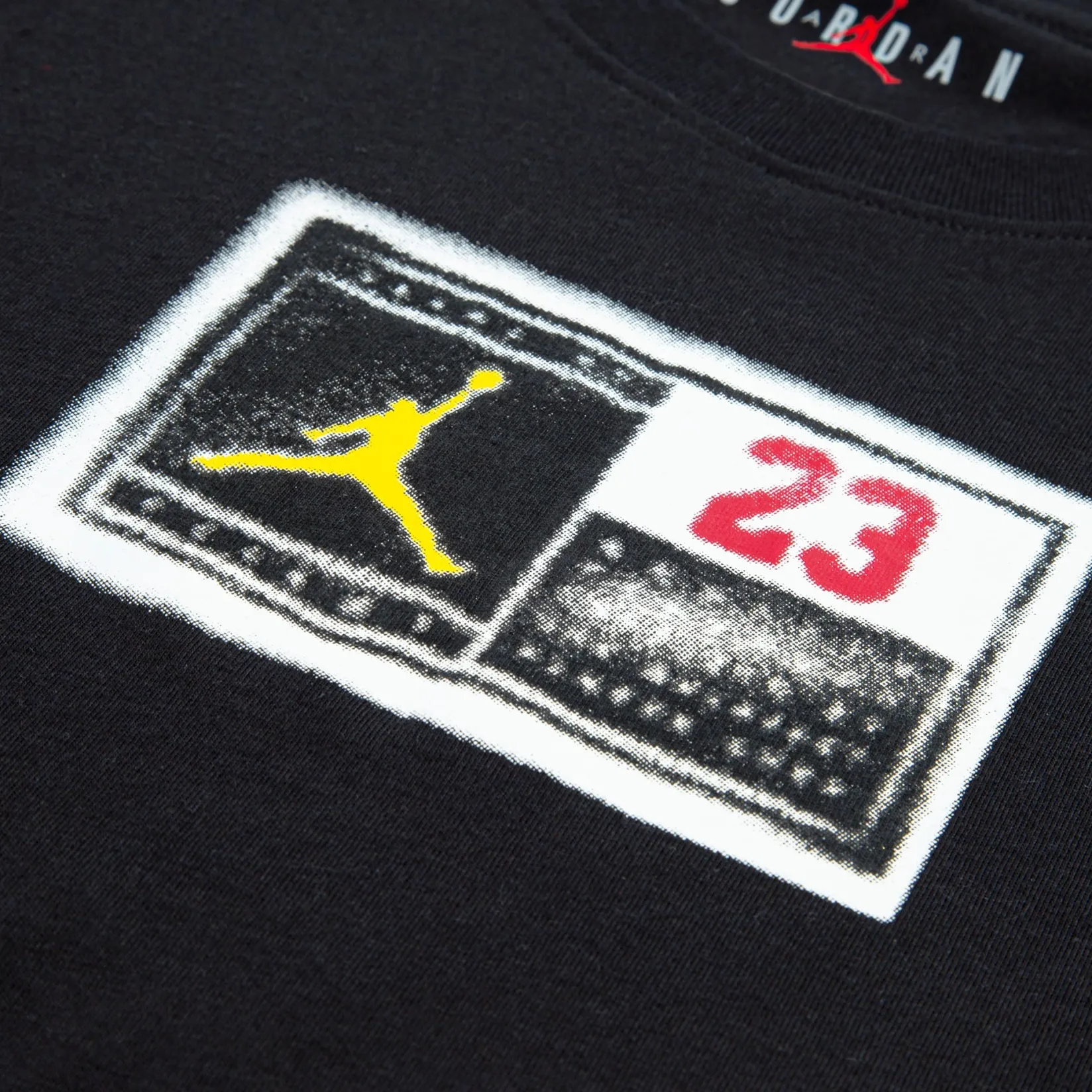 Sportswear|Tops>Jordan Stencil Tag T-shirt 8-18y Black