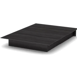 Twin, Full & Queen Beds>South Shore Step One Double / Queen Platform Bed - Grey Oak