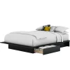 Discount Step One Double Platform Bed - Pure Black Twin, Full & Queen Beds