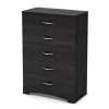 Storage Furniture>South Shore Step One 5-Drawer Chest - Gray Oak