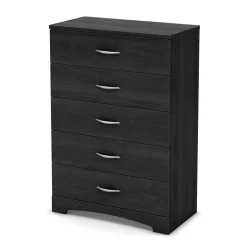 Storage Furniture>South Shore Step One 5-Drawer Chest - Gray Oak