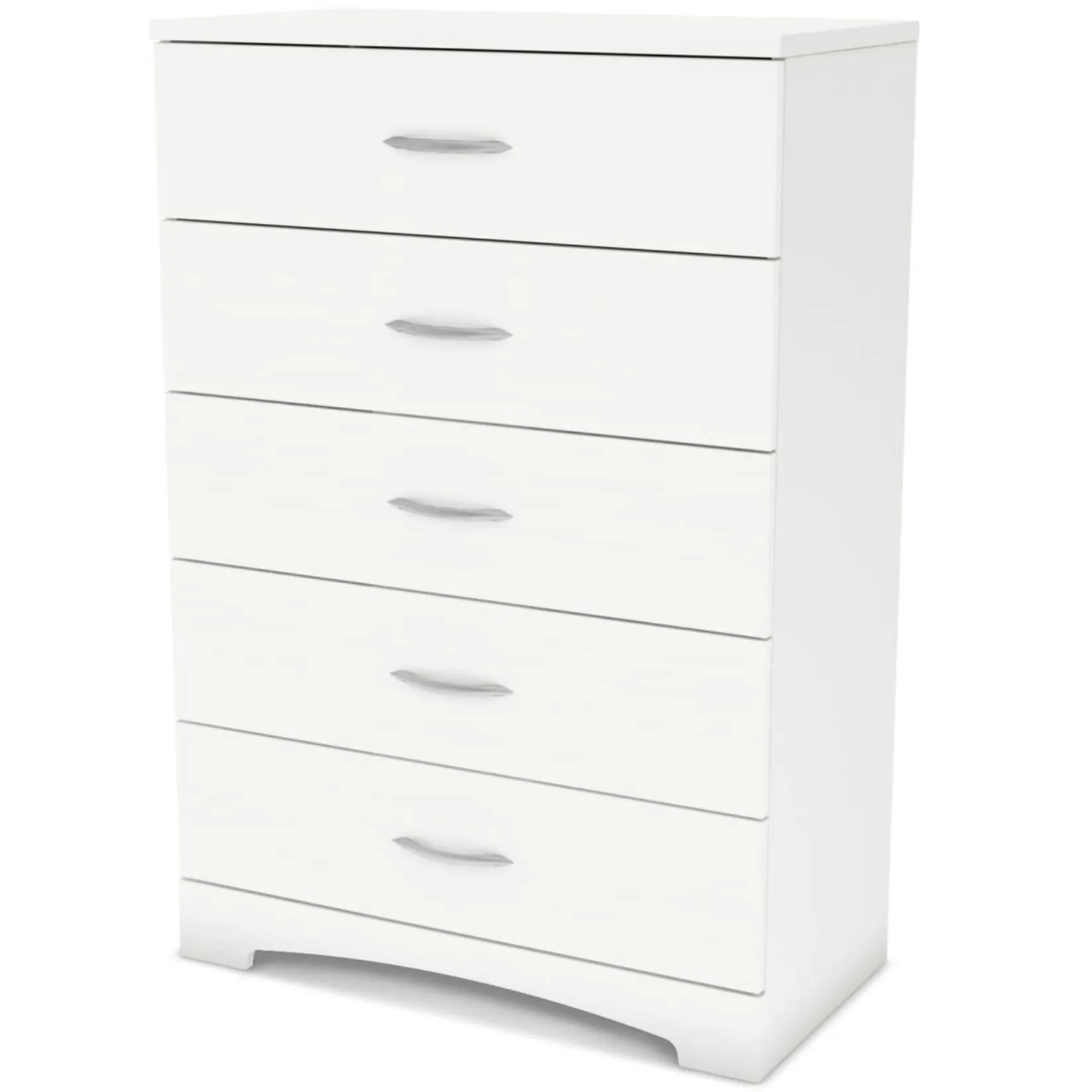 Hot Step One 5-Drawer Chest - Pure White Storage Furniture