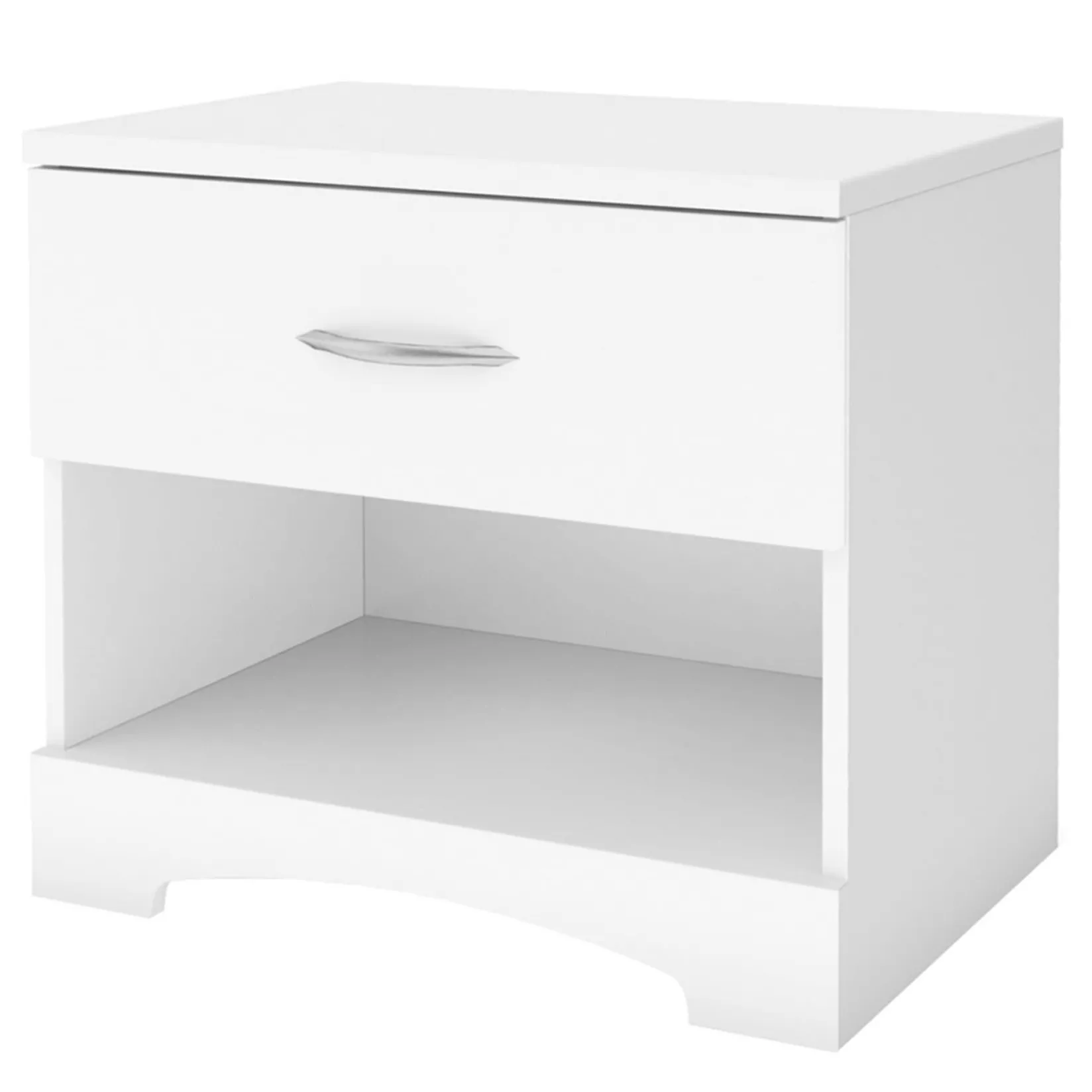 Step One 1-Drawer Nightstand - Pure White Nightstands