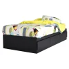 Sale Step One Mates Bed with 3 Drawers - Pure Black Twin, Full & Queen Beds