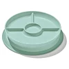 New Stick & Stay Suction Divided Plate - Opal Kids Tableware|Plates & Placemats