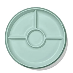 New Stick & Stay Suction Divided Plate - Opal Kids Tableware|Plates & Placemats