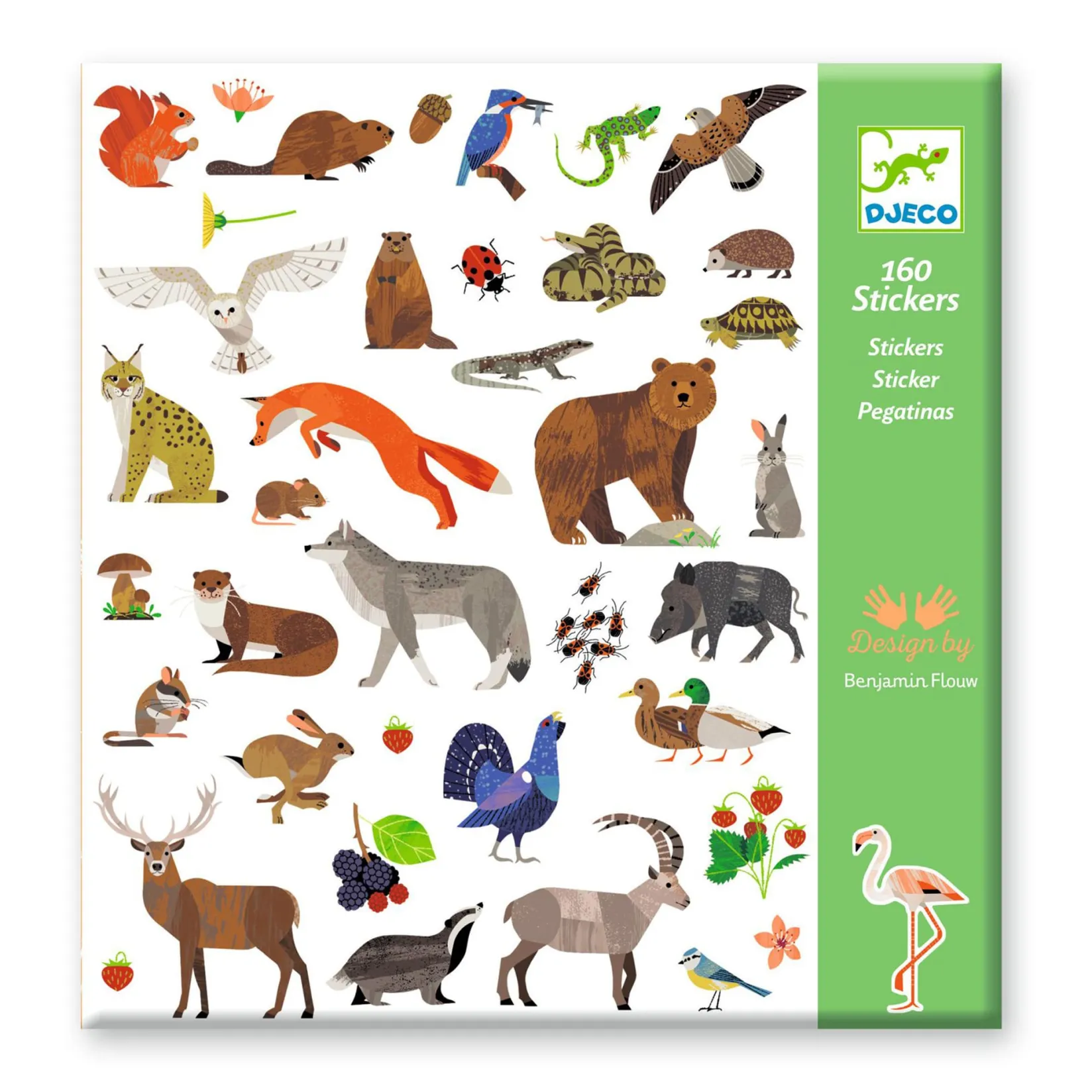 Diy & Activities>Djeco Stickers - Fauna