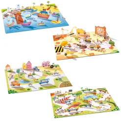 Diy & Activities>Djeco Stickers Lift-up - Vehicles