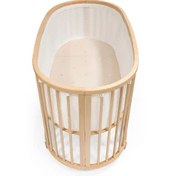 Bed Skirts & Bumpers|Bedding>Sleepi Stokke® ™ Bed Mesh Liner V3 - White