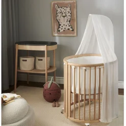 Discount Stokke® ™ Drape Rod V3 - Natural Kids Bed Skirts & Bumpers|Bedding