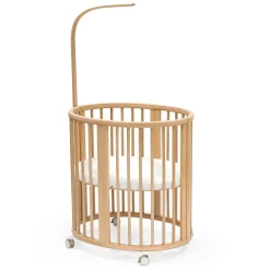 Cribs & Mattresses|Cribs & Mattresses>Sleepi Stokke® ™ Mini​ Crib Bundle with Mattress​ V3 - Natural