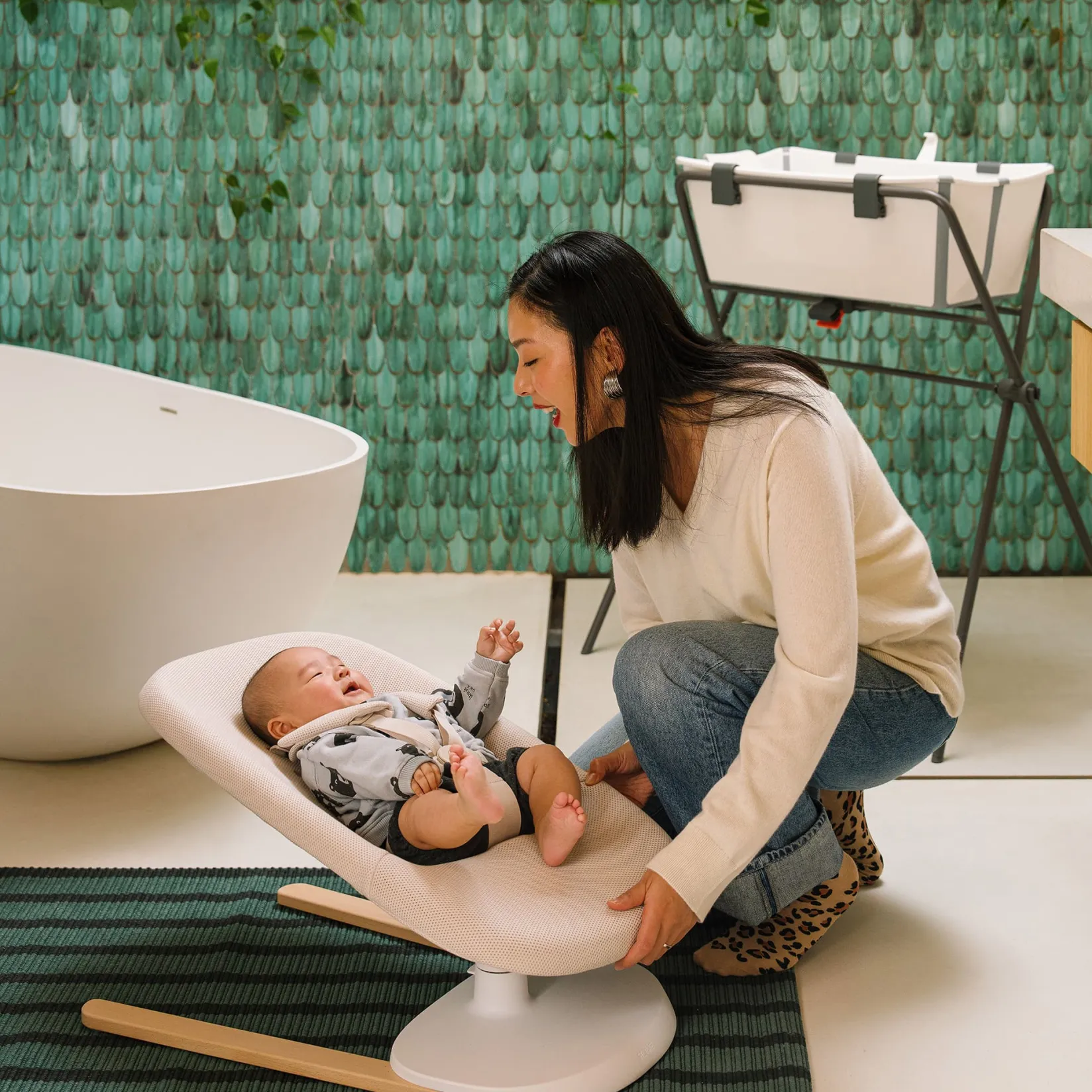 ® Yoga™ Bouncer - Light Sand Swings & Rockers