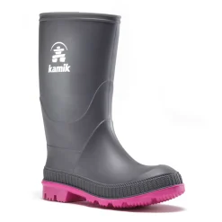 Rain Boots>Kamik Stomp Magenta Charcoal
