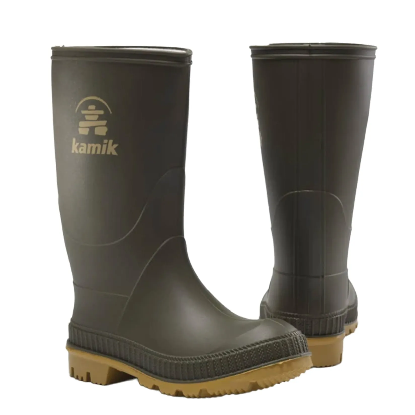 Rain Boots>Kamik Stomp Rain Boots 1-6 Olive