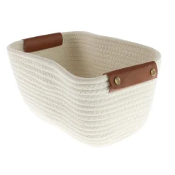 Discount Storage Basket - White Storage