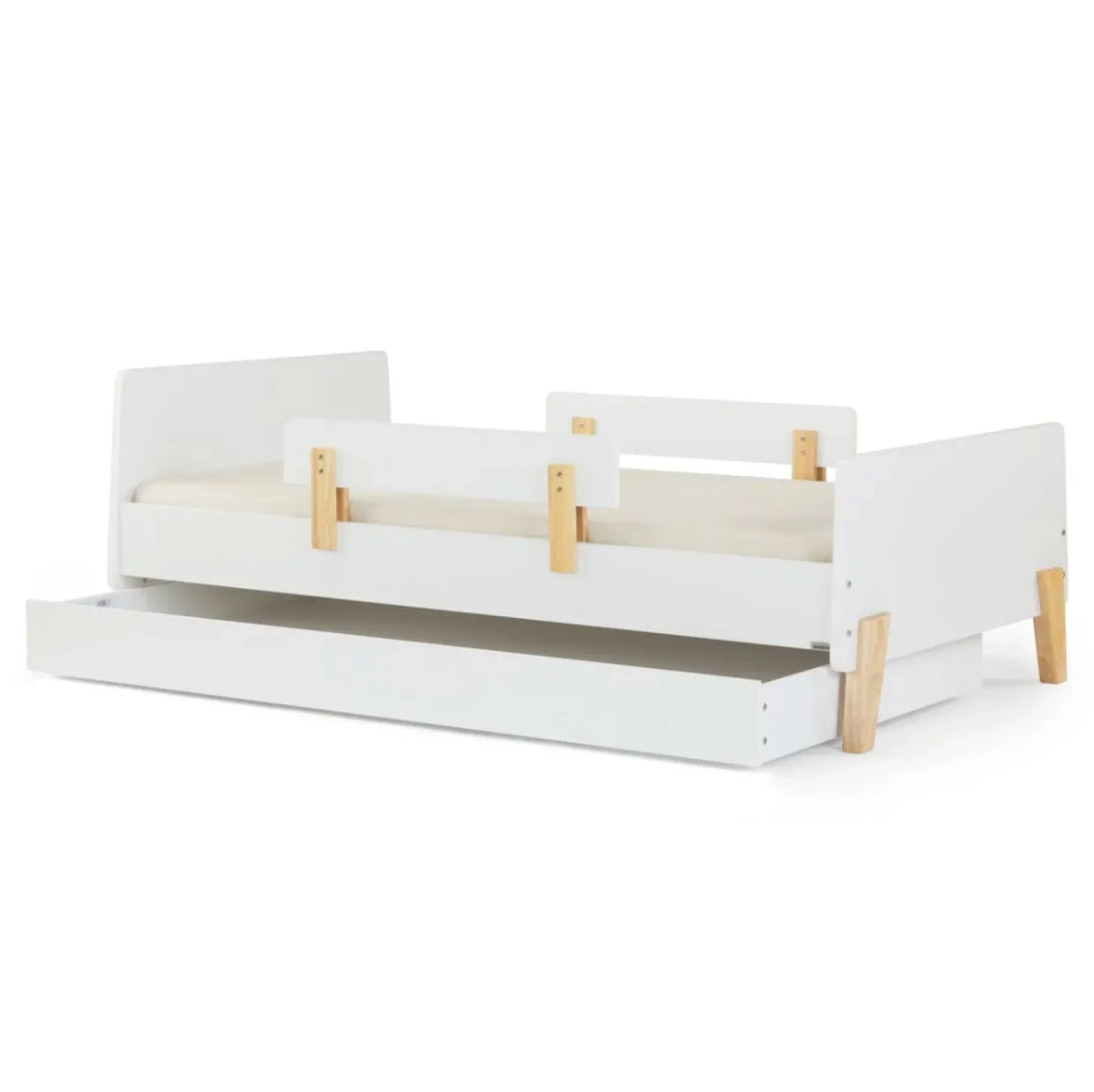Outlet Storage Trundle for Fun Twin Bed - White Twin, Full & Queen Beds